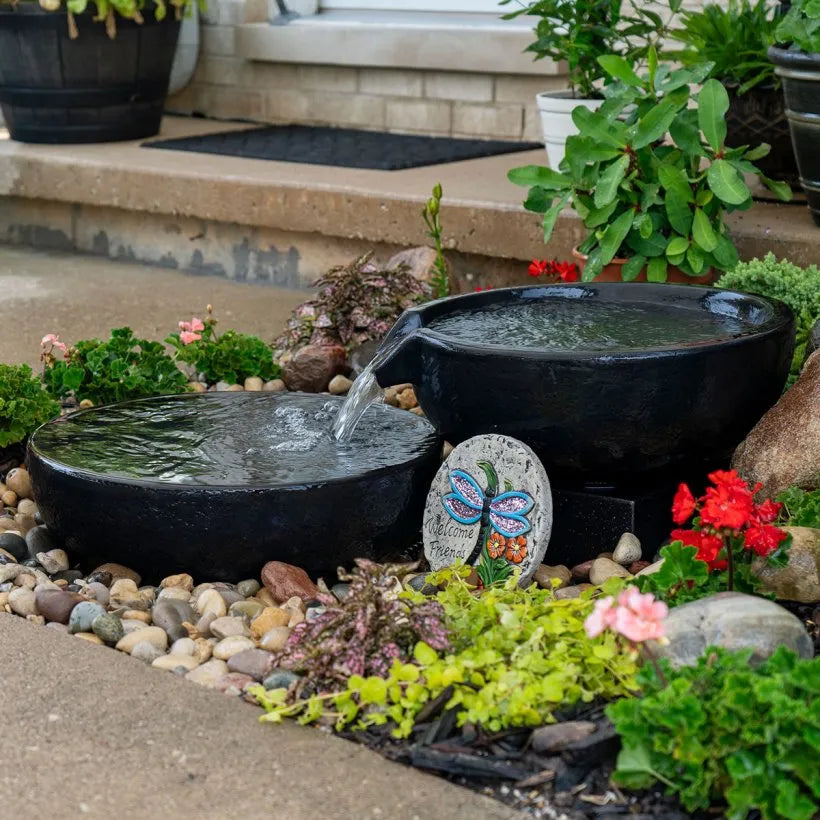 aquascape pro fish net round Spillway BOWL AND Basin Fountain KIT IRON ORE 19/21 Inch The Aquascape Medium Pond How to trap a -009 Color:watermelon thump