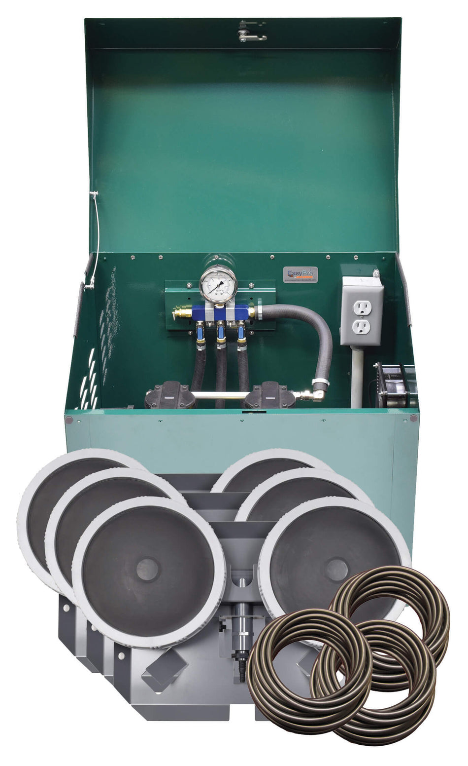 EasyPro PA83W Rocking Piston Pond Aeration System- 3/4 HP Kit with Quick Sink Tubing