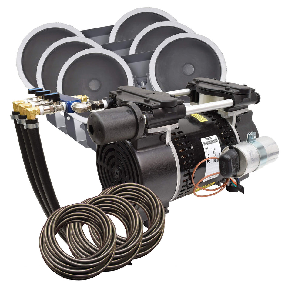 EasyPro PA83W Rocking Piston Pond Aeration System- 3/4 HP Kit with Quick Sink Tubing