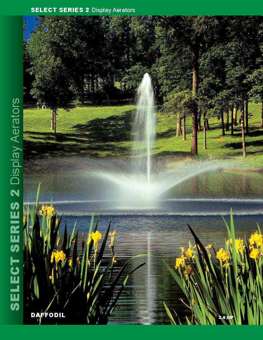 Aqua Control Select Series 2 (SS2) 3HP Display Aerator Fountain; includes quick disconnect and control panel