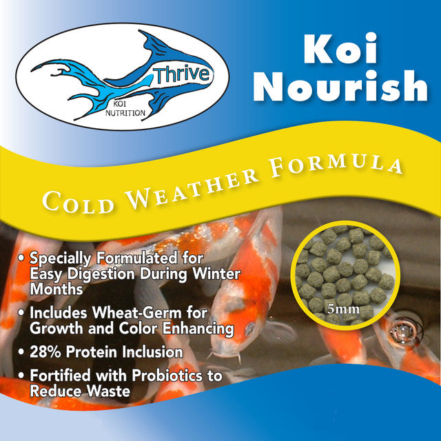 Thrive Koi Nourish Cool Water Diet with Wheat Germ Formula