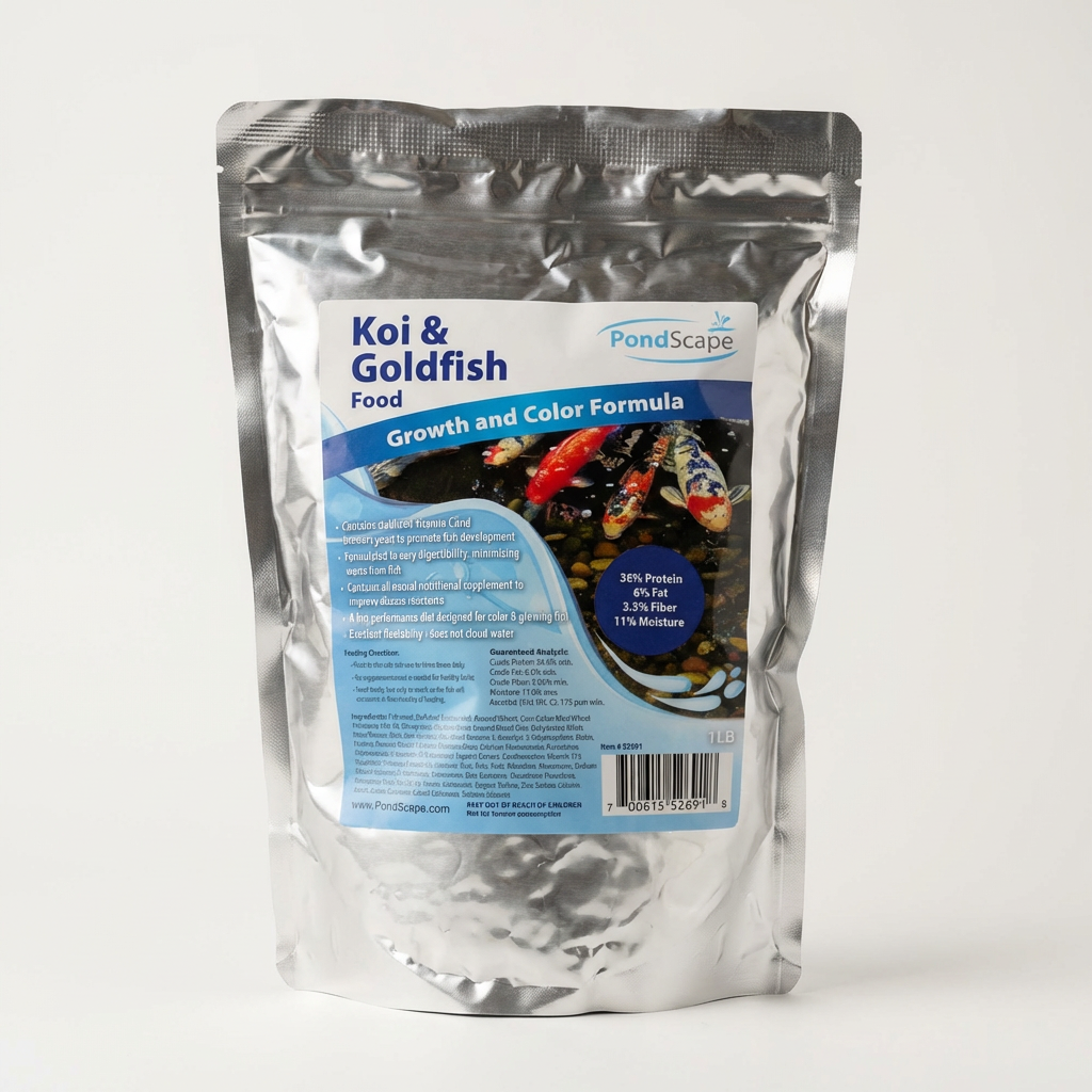 aquascape pro fish net round Pondscape Growth & Color Fish Food for Koi & Goldfish Mixed Pellet (6LB)