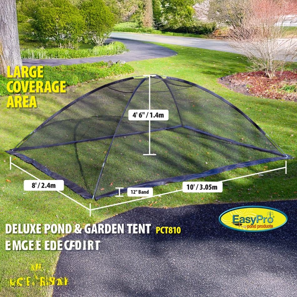 EasyPro Deluxe Pond Cover Tent 8' x 10'
