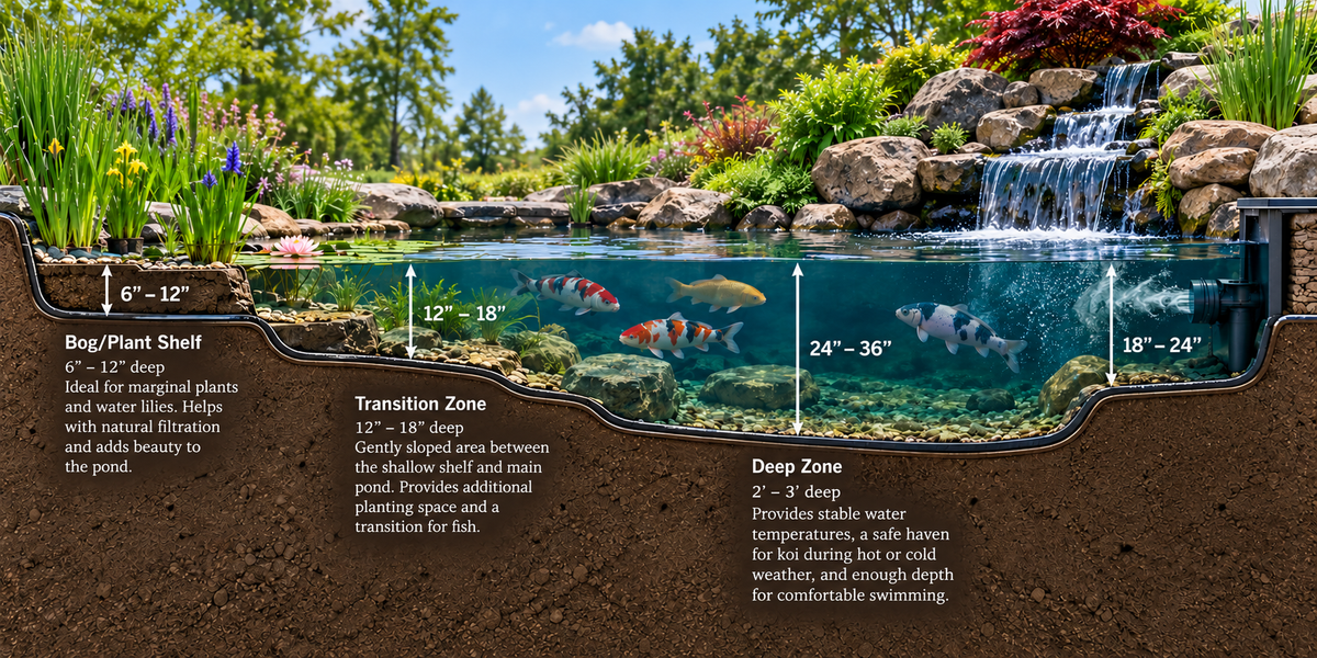 Does a Pond Need to Be Five Feet Deep for Fish?