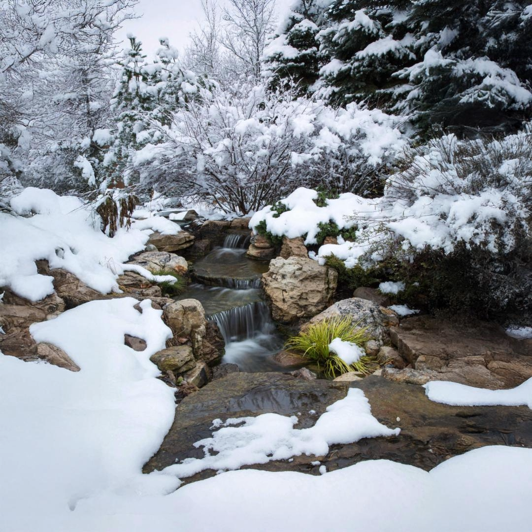 Maintain a Running Water Feature in the Winter