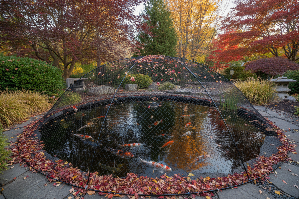 Fall Pond Cleanup: Managing Leaves and Debris