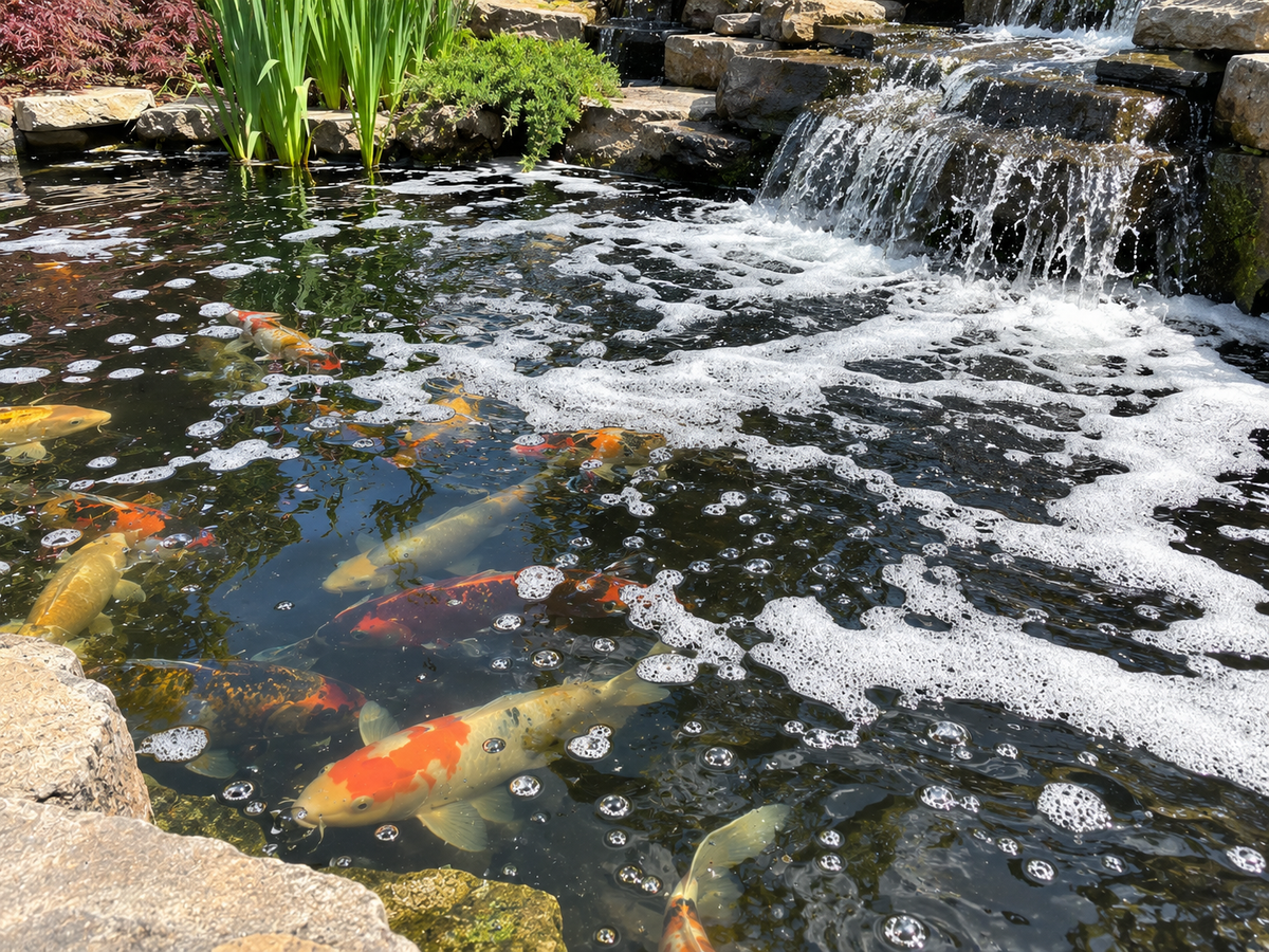 Why Is My Pond Foaming?