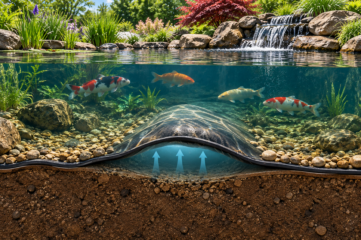 What Do I Do About Water Under a Pond Liner?