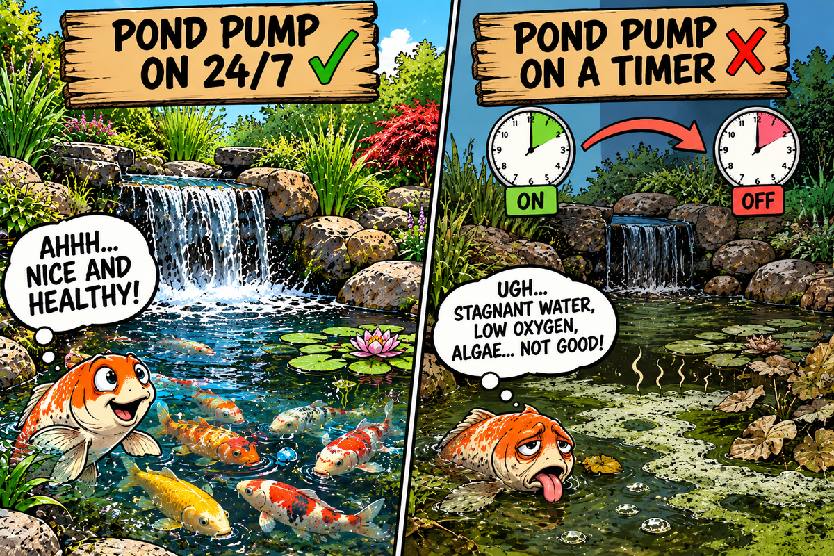 Can You Put a Pond Pump on a Timer?