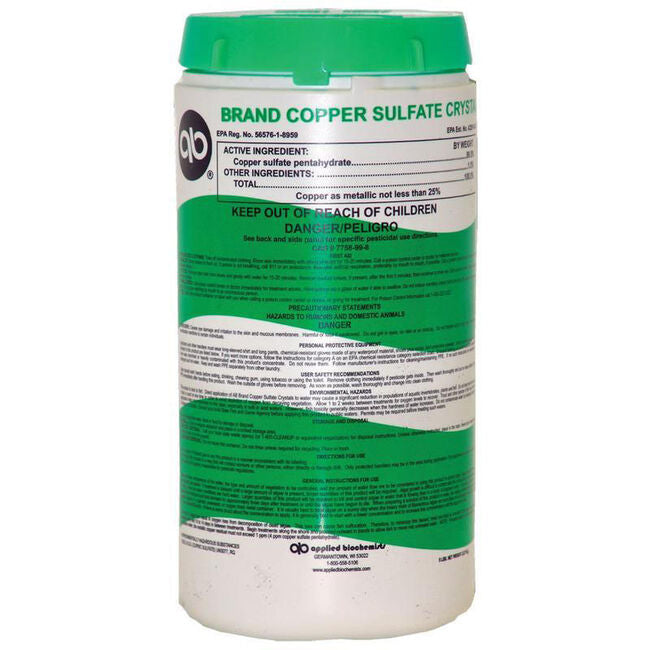 copper sulfate aquatic herbicide Copper Sulfate Crystals 5 lb