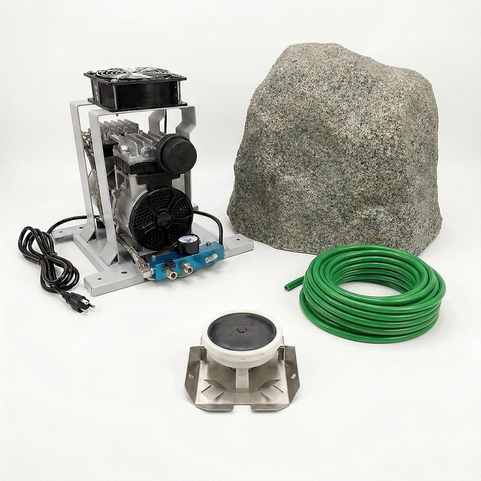 PondScape Faux Rock Pond & Lake Aeration Compressor System