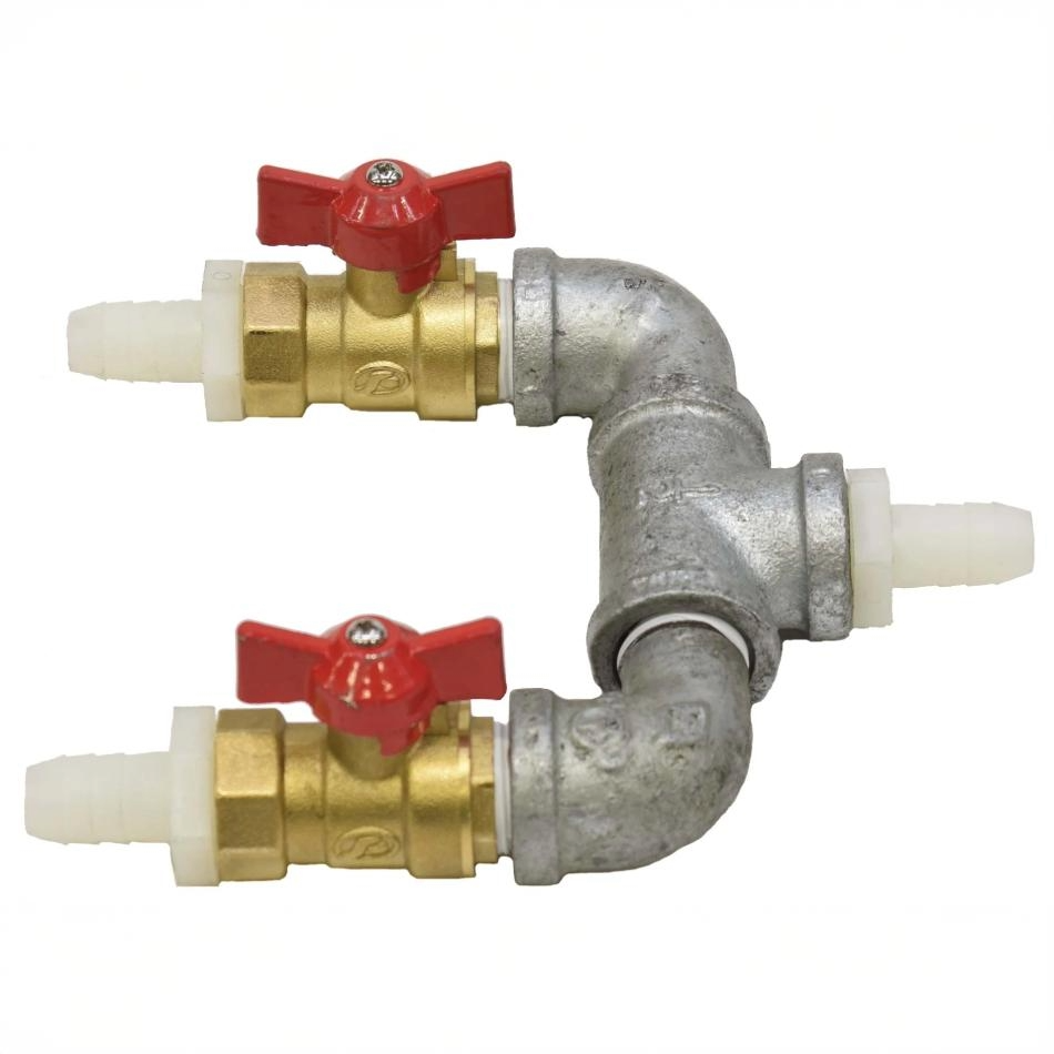 EasyPro Two Way Air Splitter Valve 1/2 x 1/2"