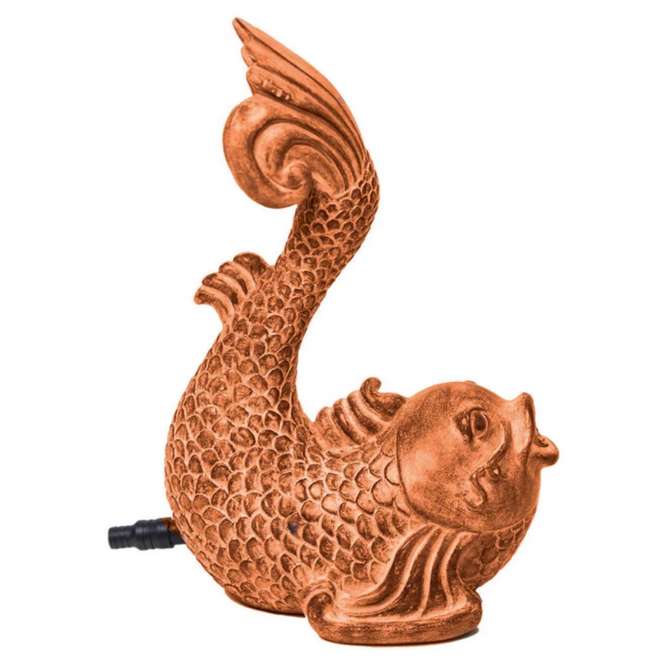 Pond Boss Terra Cotta Koi Spitter