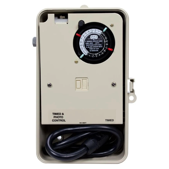 PondScape Portable Two Circuit Outdoor Time w/GFCI and Photocell