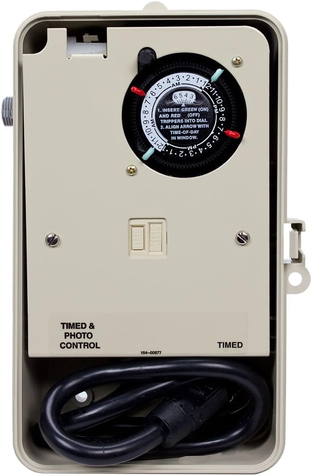 PondScape Portable Two Circuit Outdoor Time w/GFCI and Photocell