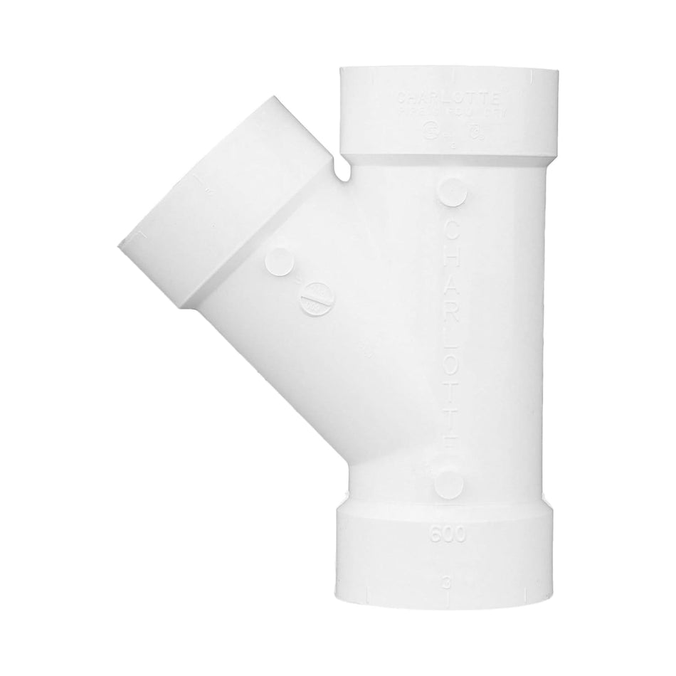 PVC Wye DWV