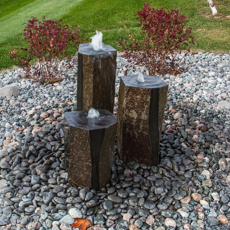 Blue Thumb Semi-Polished Basalt Fountain Kit