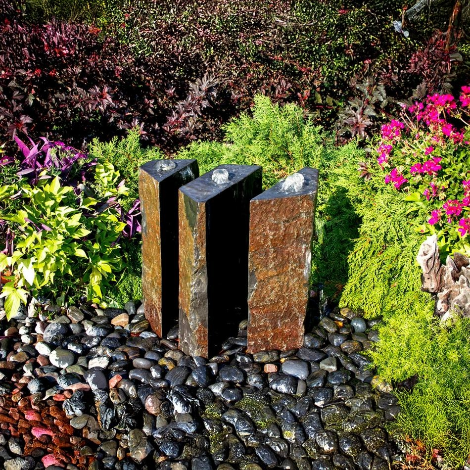 Blue Thumb Small Rustic Basalt Fountain Kit - 18"