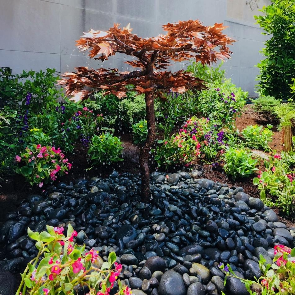 Blue Thumb Japanese Maple Tree Copper Fountain - Complete Kit