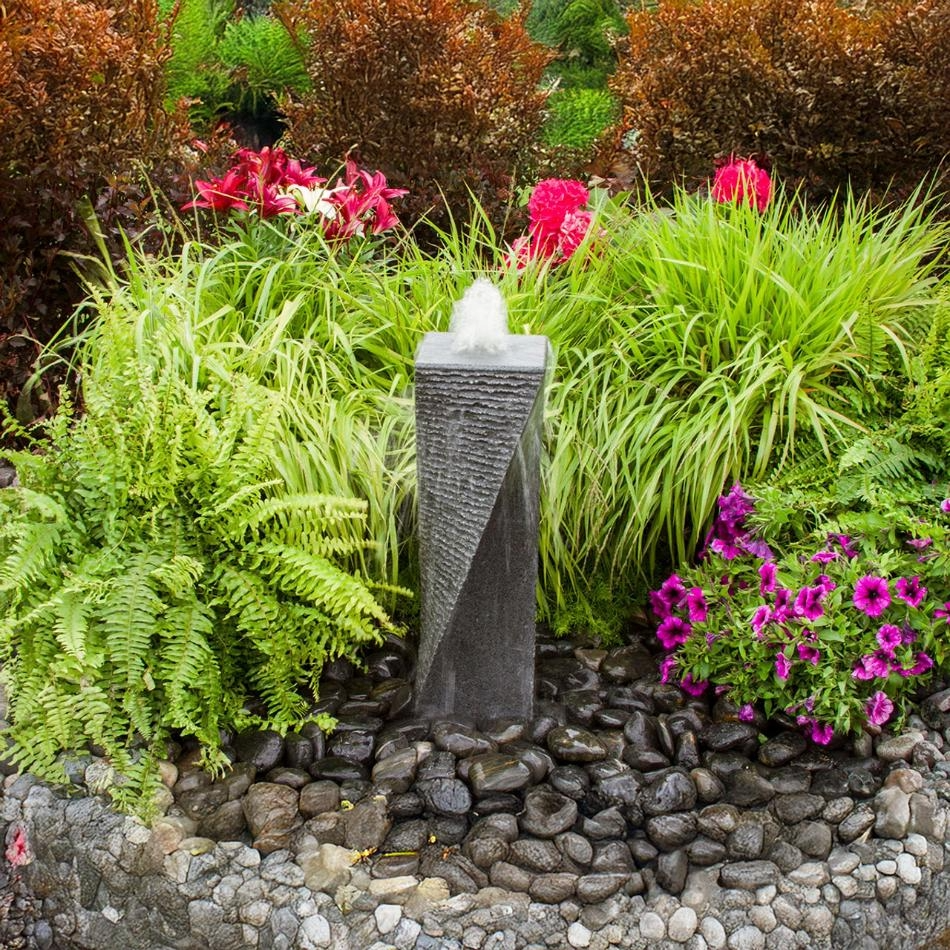 Blue Thumb Polished Twist - Granite Fountain Kit