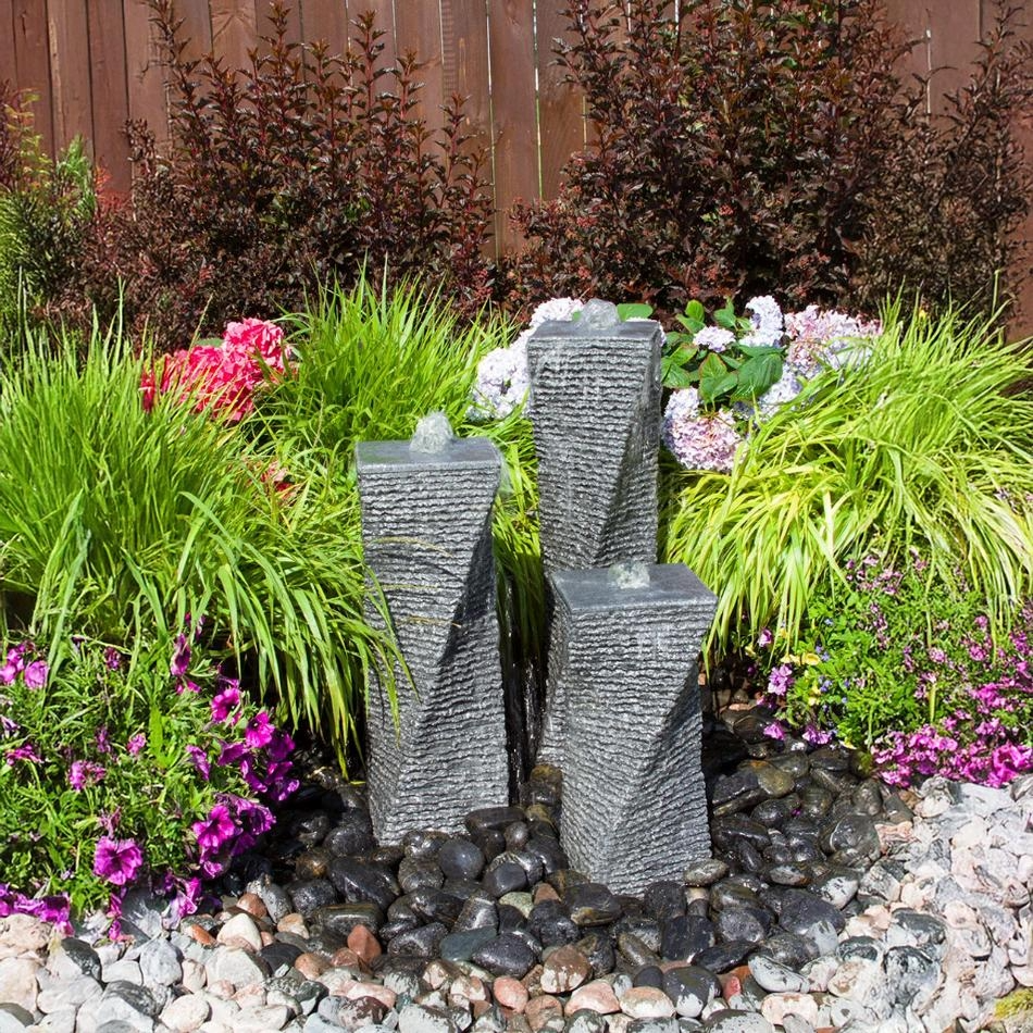 Blue Thumb Triple Chiseled Twist - Granite Fountain Kit