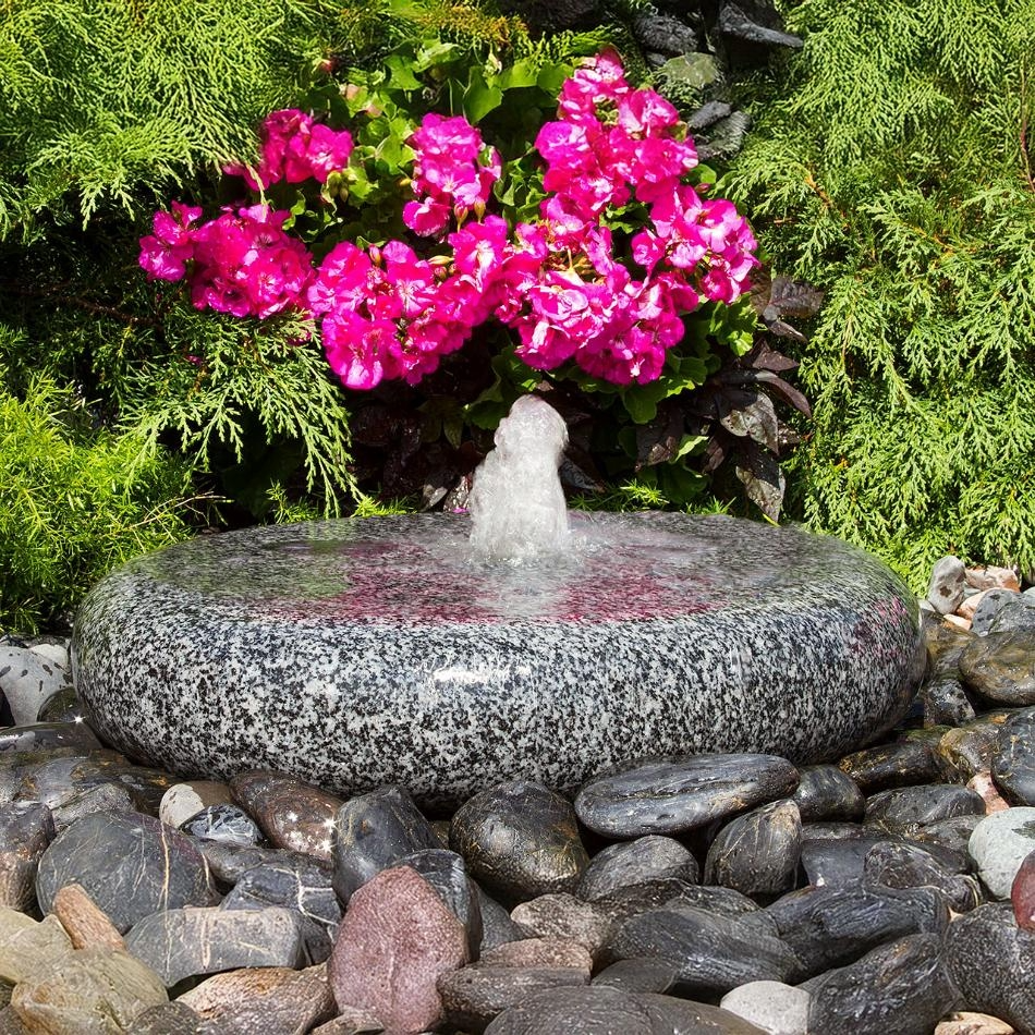 Blue Thumb Smooth Round Fountain