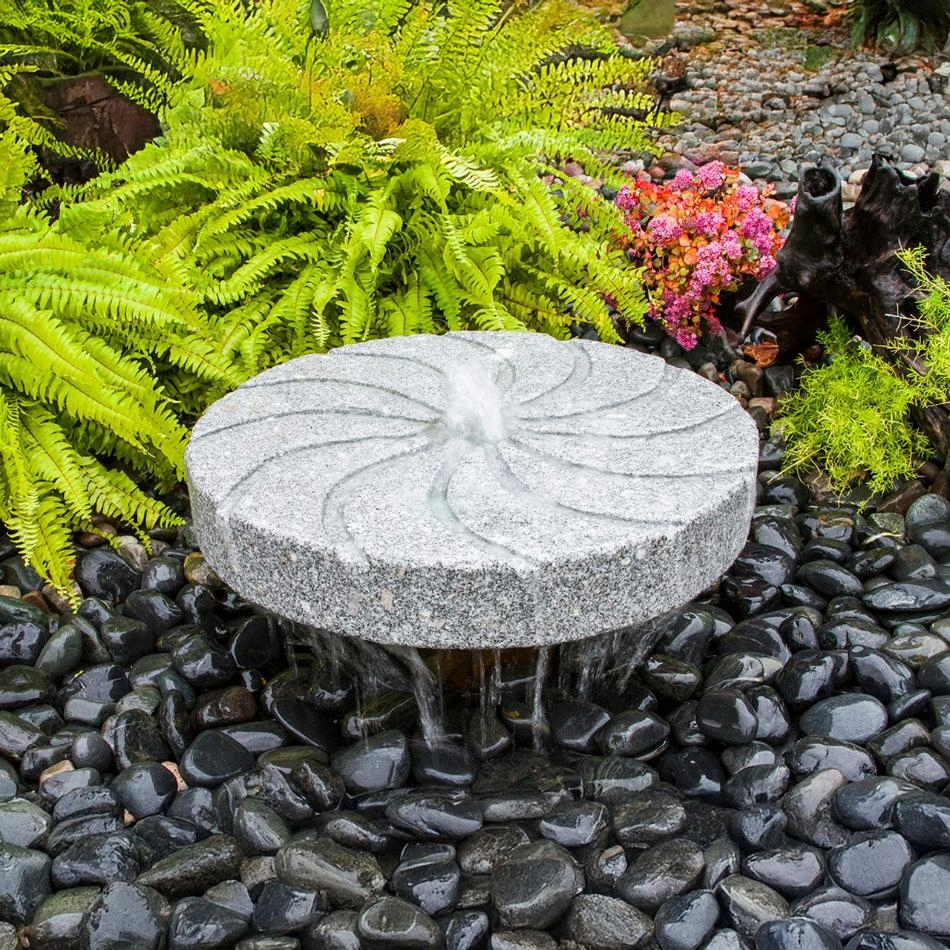 Blue Thumb Millstone Fountain Kit - Swirl Style