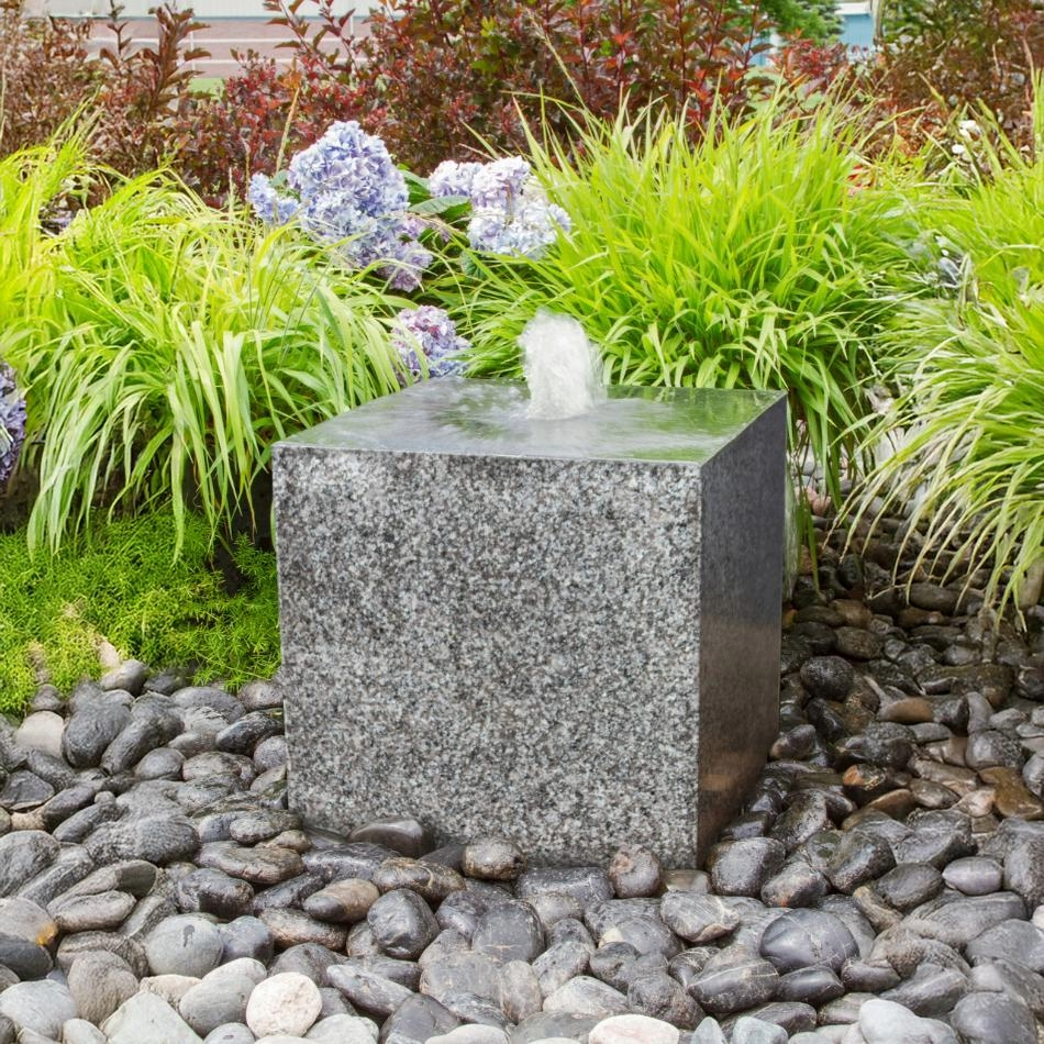 Blue Thumb Kanji Fountain Kit - Granite Cube