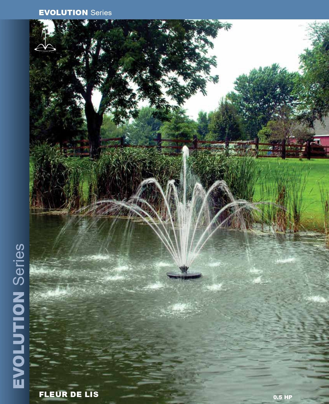 Fleur de Lis Nozzle for Aqua Control Evolution Series 1/2 HP Fountain - Thumbnail 3