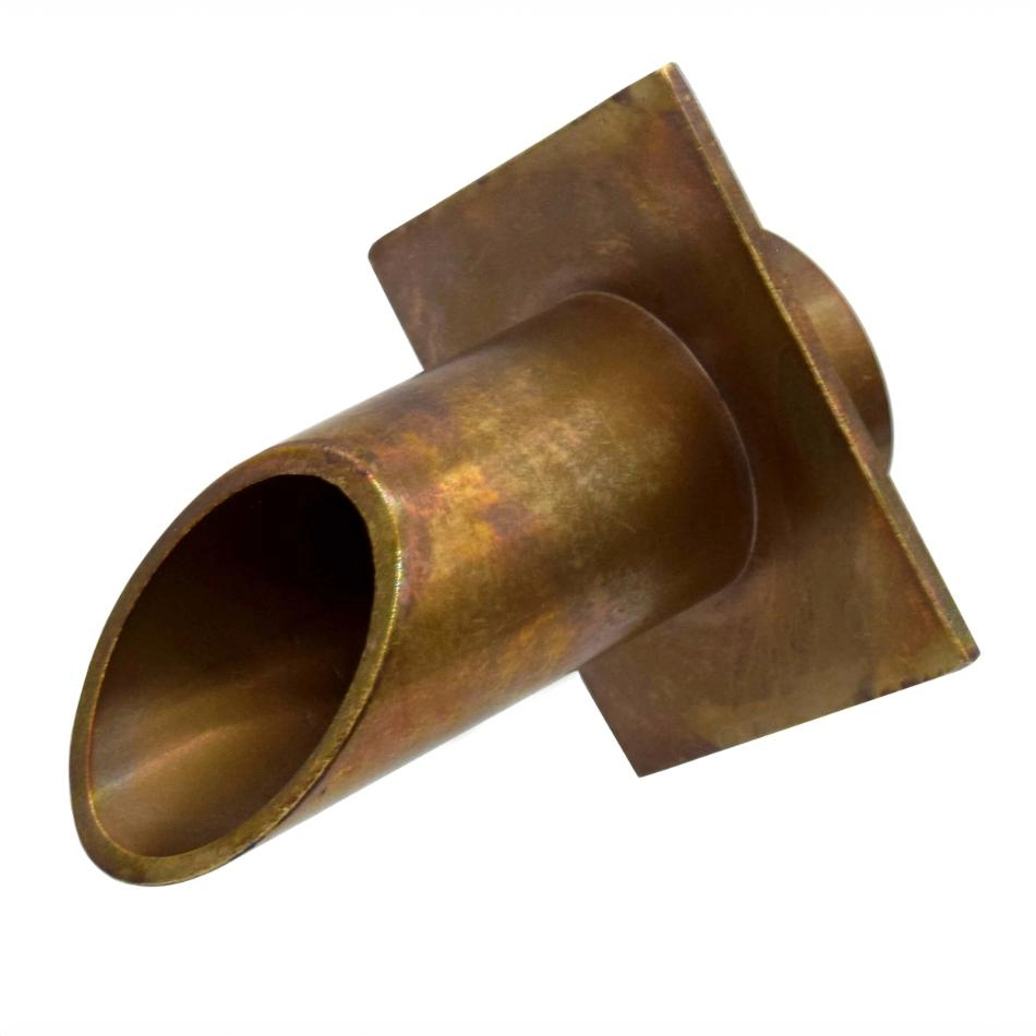 EasyPro Vianti Falls Antique Brass 2″ Diamond Wall Scupper