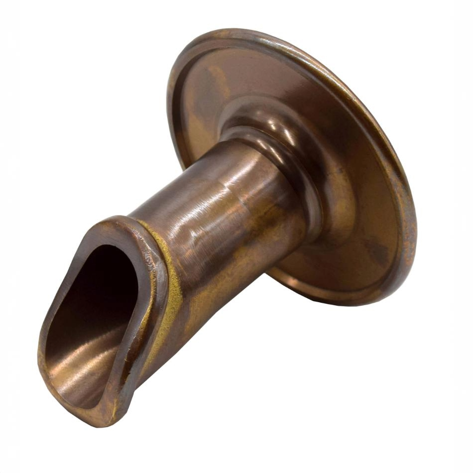 EasyPro BWS2F Vianti Falls Antique Brass 2″ Antique Round Wall Scupper