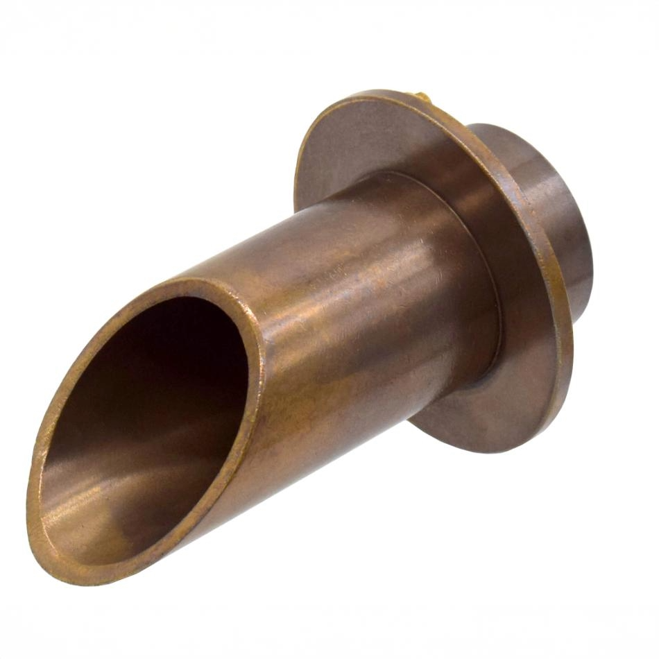 EasyPro Vianti Falls Antique Brass 2″ Round Wall Scupper