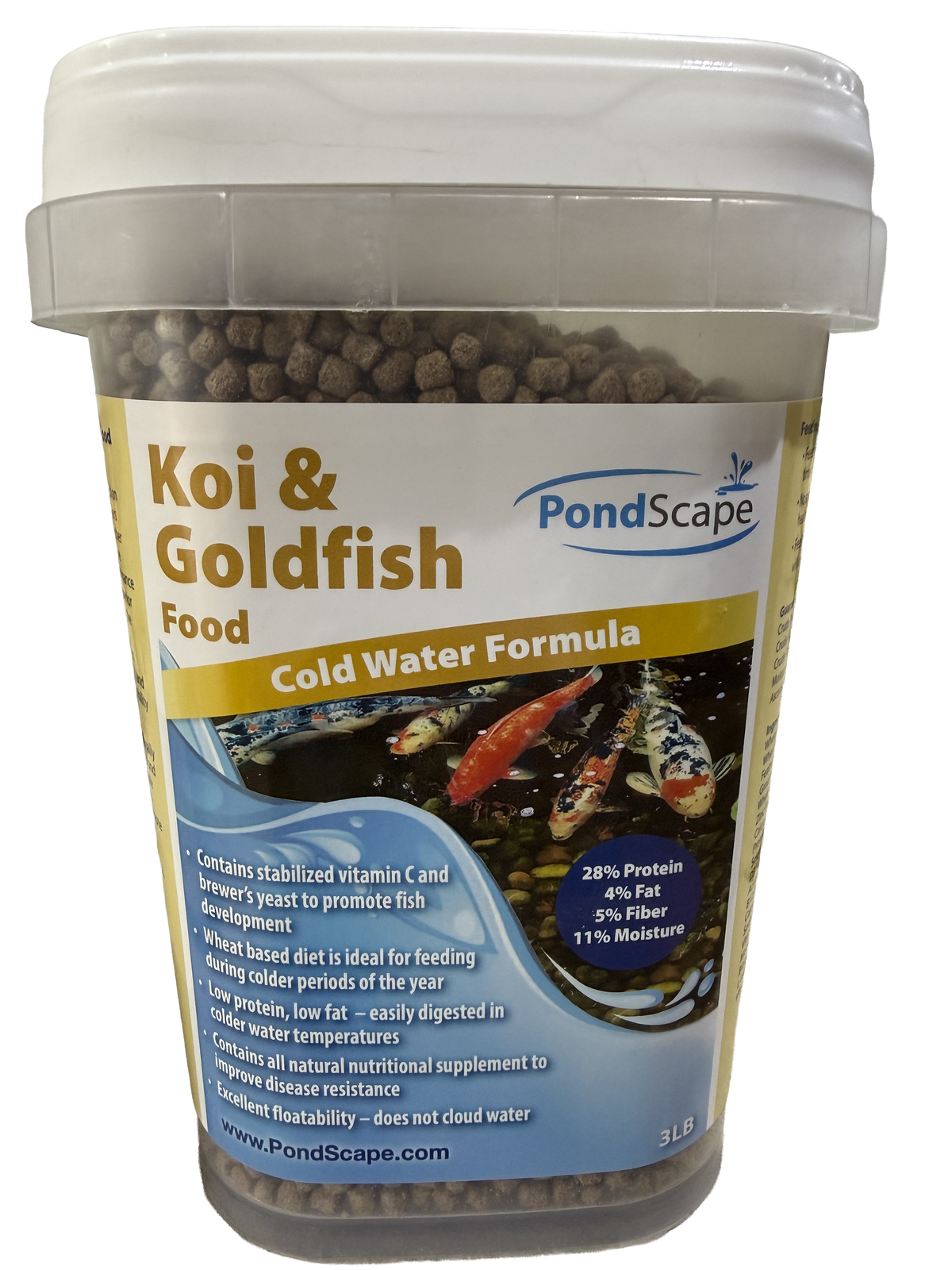 Cold Water Koi & Goldfish Food - Wheat Germ Formula | PondScape – Pondscape