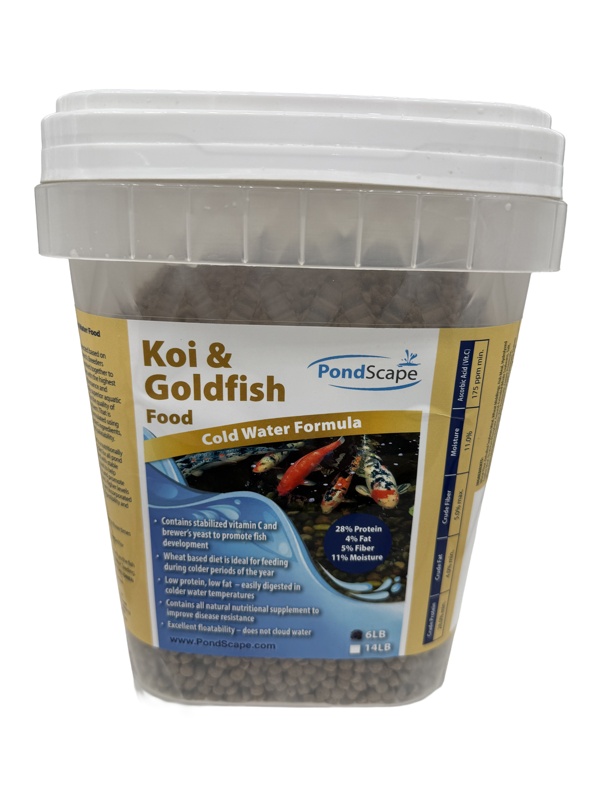 Cold Water Koi & Goldfish Food - Wheat Germ Formula | PondScape – Pondscape
