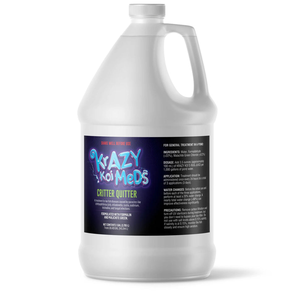 Krazy Koi Meds Critter Quitter - Broad Spectrum Fish Treatment