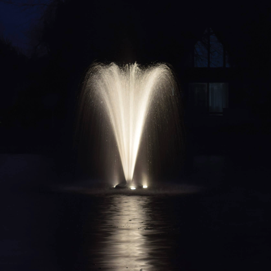 EasyPro AquaShine Six Light Warm White LED Fountain Light Kits