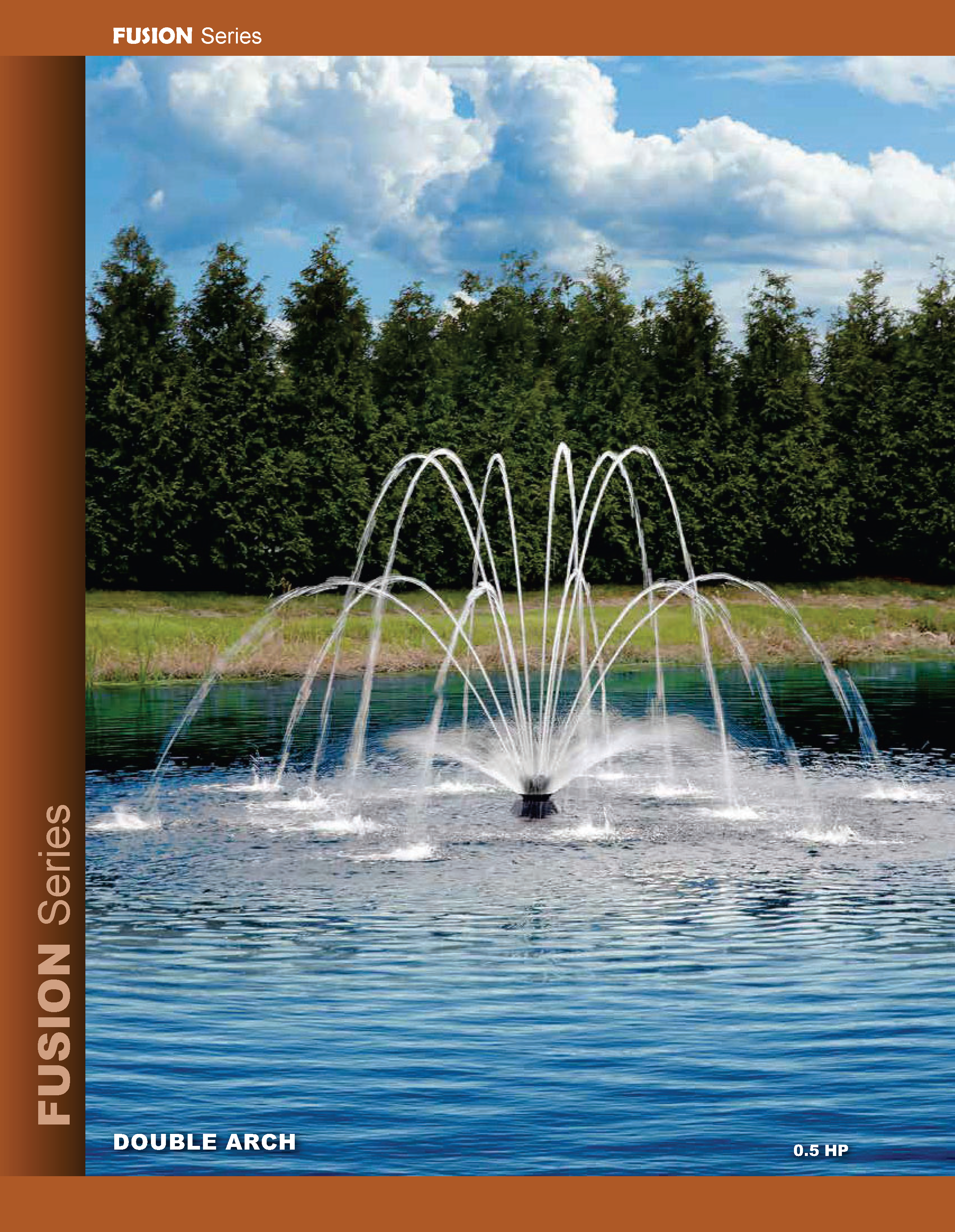 Aqua Control Fusion Series Aerating Floating Fountain 1/2HP - Thumbnail 3