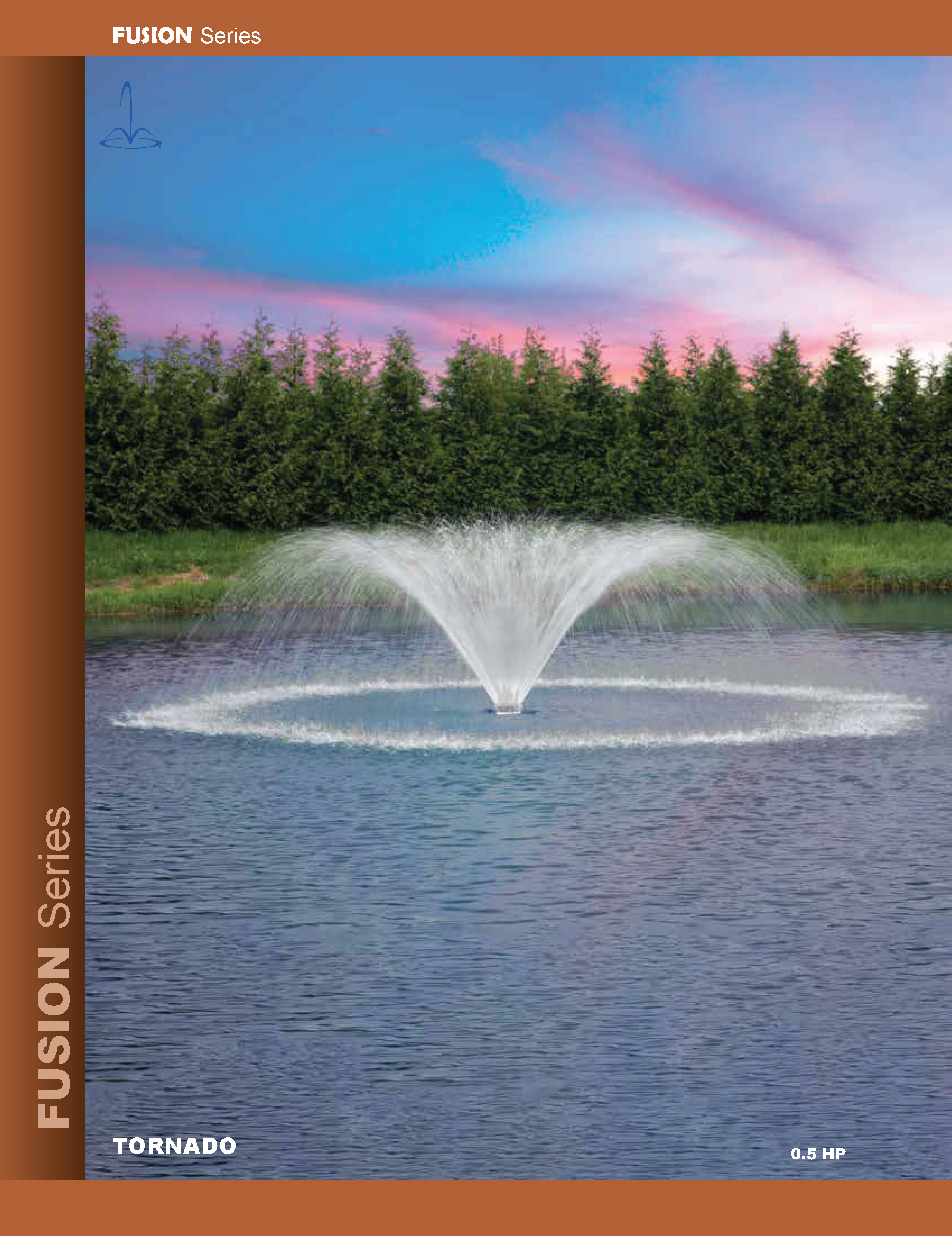 Aqua Control Fusion Series Aerating Floating Fountain 1/2HP - Thumbnail 2