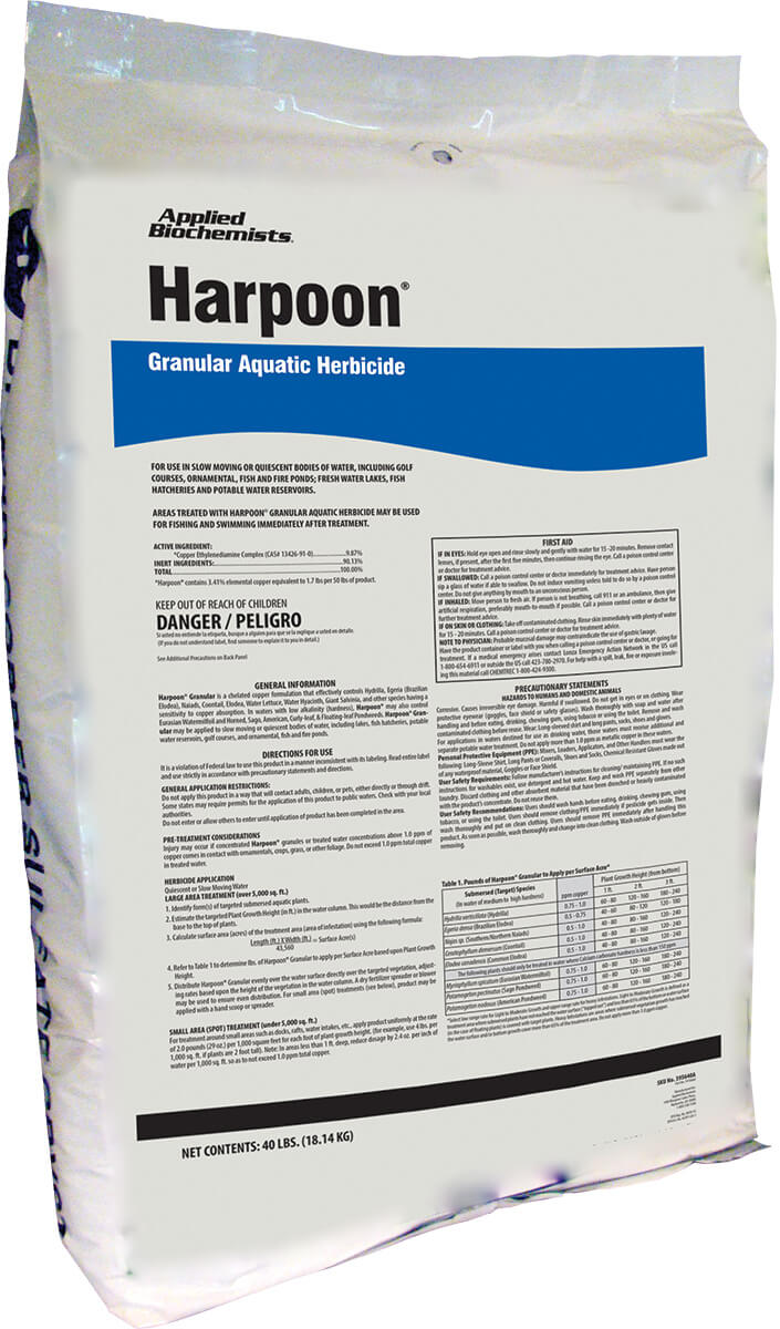 Harpoon Granular Aquatic Herbicide – 40 lbs bag