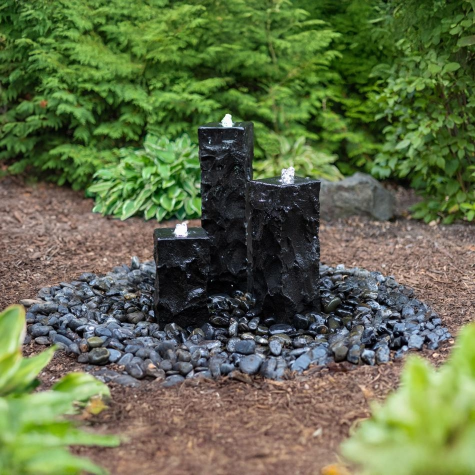 EasyPro Tranquil Décor Ebony Basalt Fountain Kit - Thumbnail 2