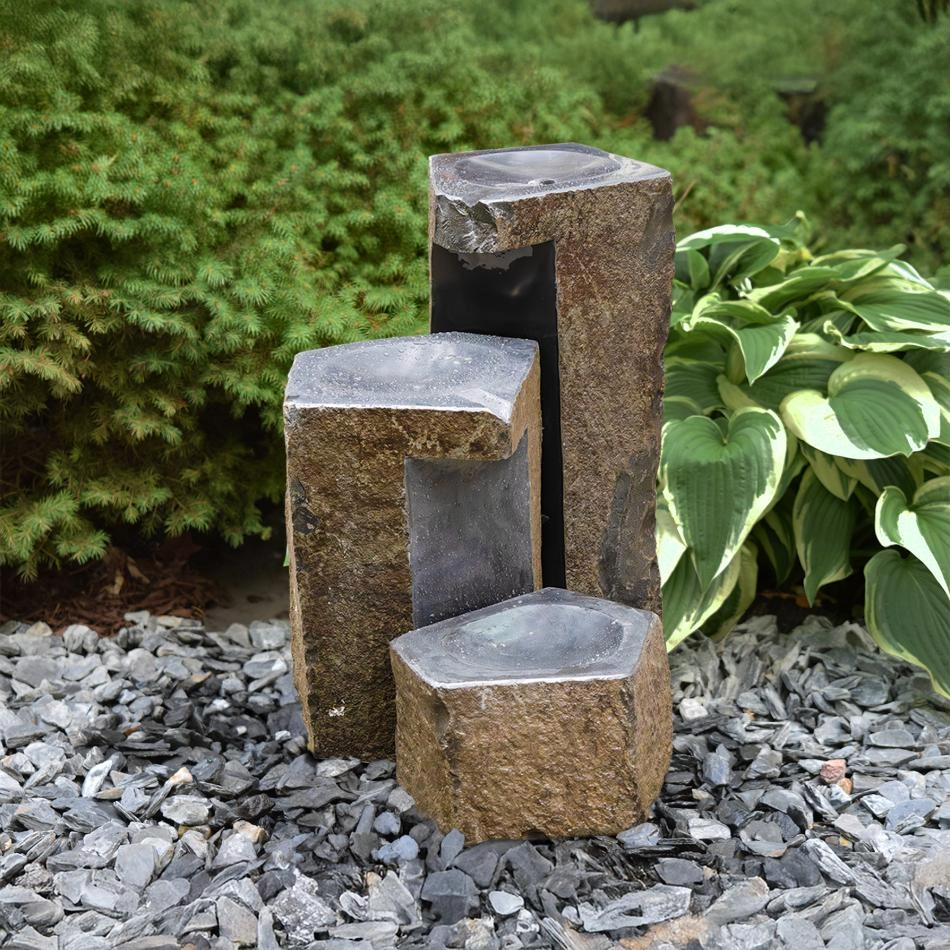 EasyPro Tiered Basalt Fountain Trio