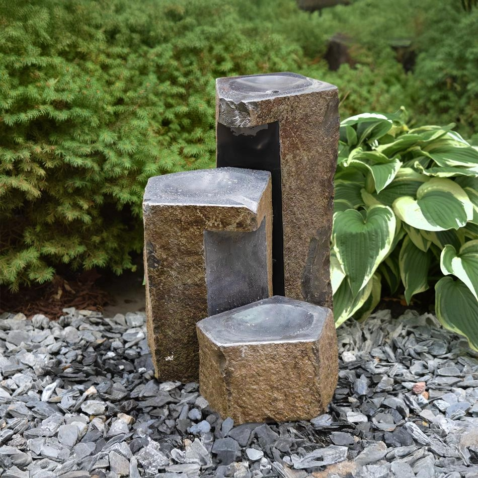 Easy Pro Tranquil Décor Tiered Basalt Fountain Trio or Kit