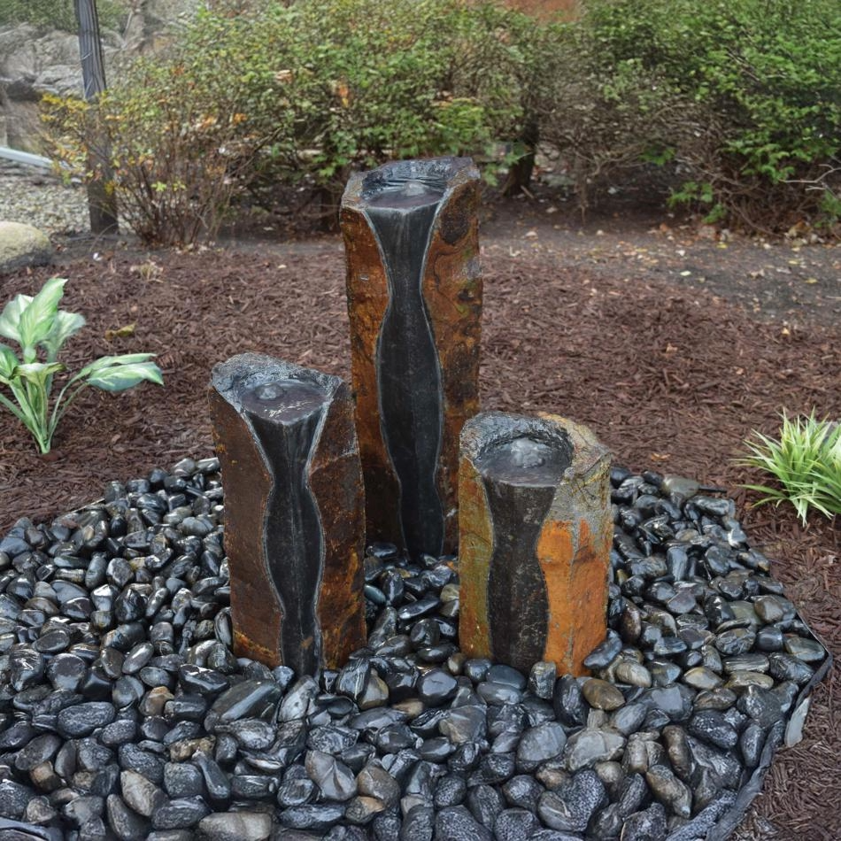 Easy Pro Tranquil Décor Modern Basalt Fountain Set or Kit - Thumbnail 2