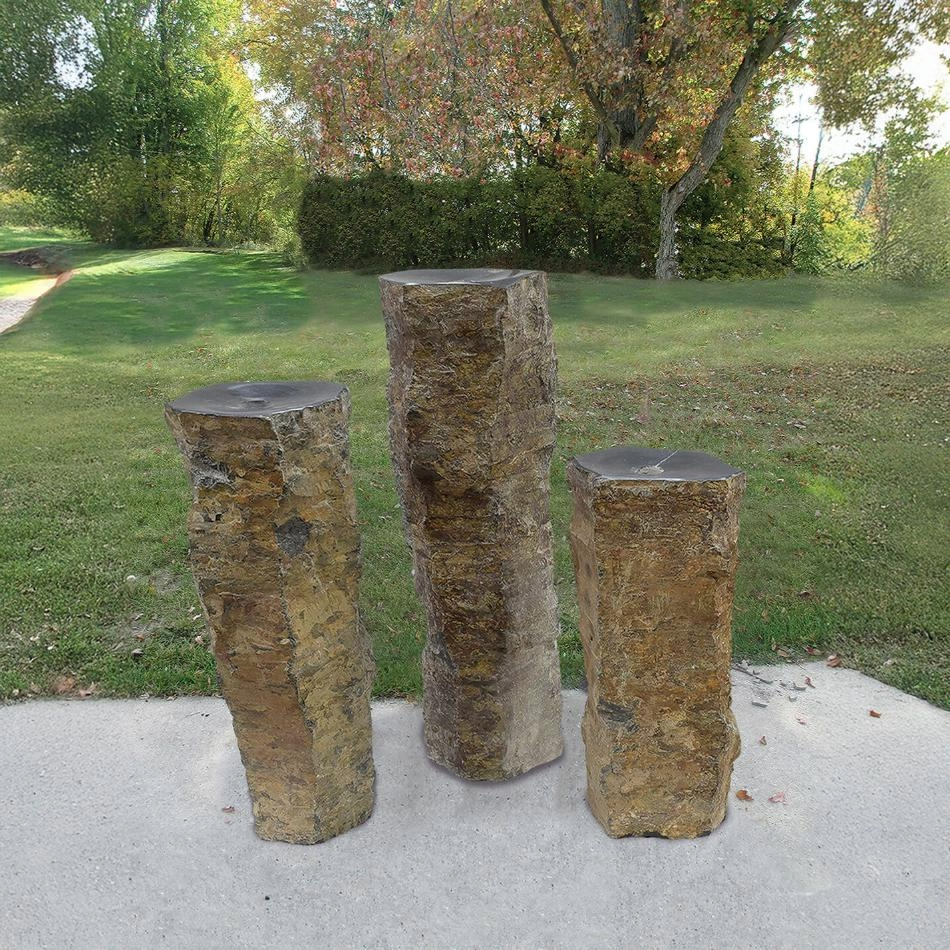 EasyPro Tranquil Décor Large Polished Top Basalt Fountain Set - Thumbnail 2