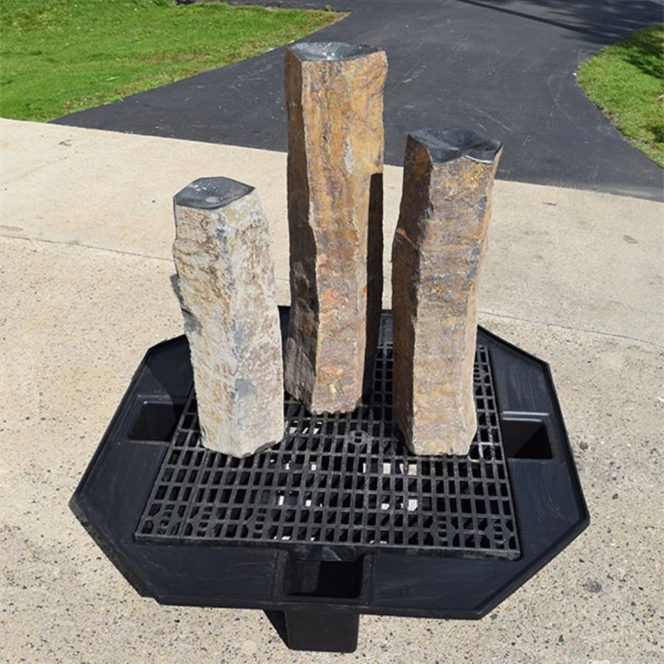 EasyPro Tranquil Décor – Large Polished Top Basalt Complete Kit – 32", 38", 44"