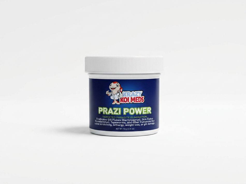 Krazy Koi Meds Prazi Pro Power - Koi Fluke and Parasite Treatment