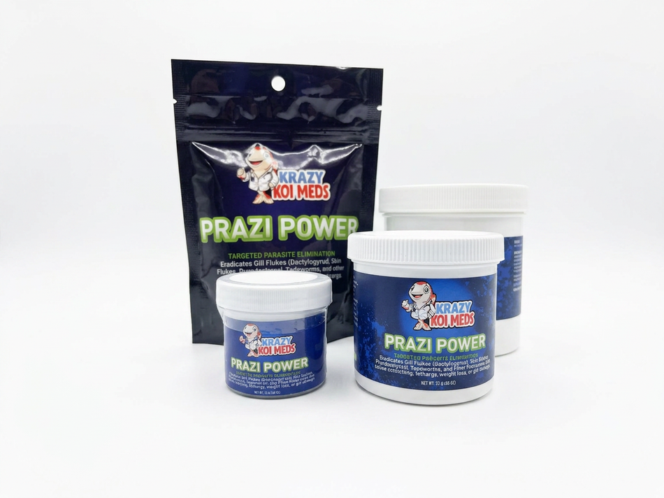 Krazy Koi Meds Prazi Pro Power - Koi Fluke and Parasite Treatment