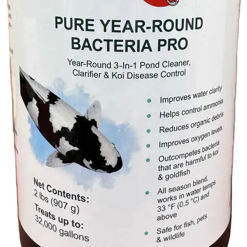 Koi Pharma Pure Year Round Pro Bacteria 3 in 1 Cleaner, Clarifier, & Disease Control