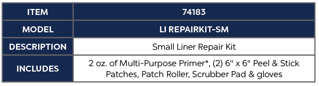 Atlantic Small Liner Repair Kit