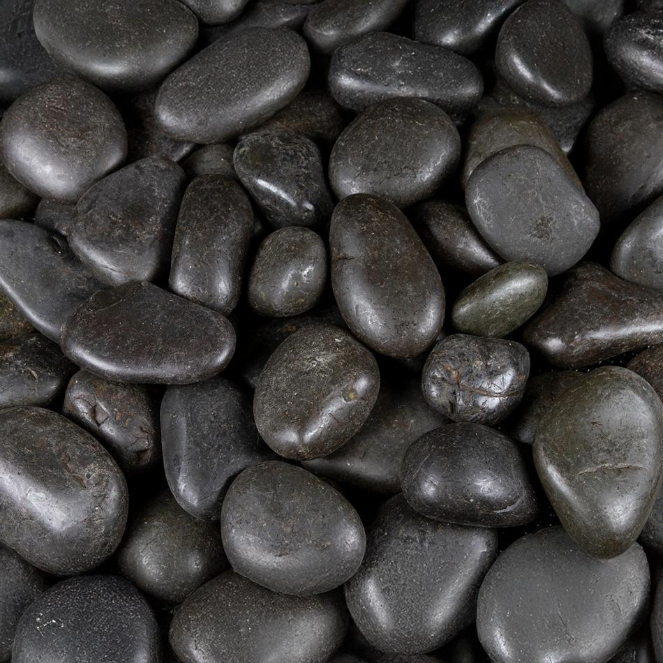 Blue Thumb Black Polished Pebbles- 40lb Bag